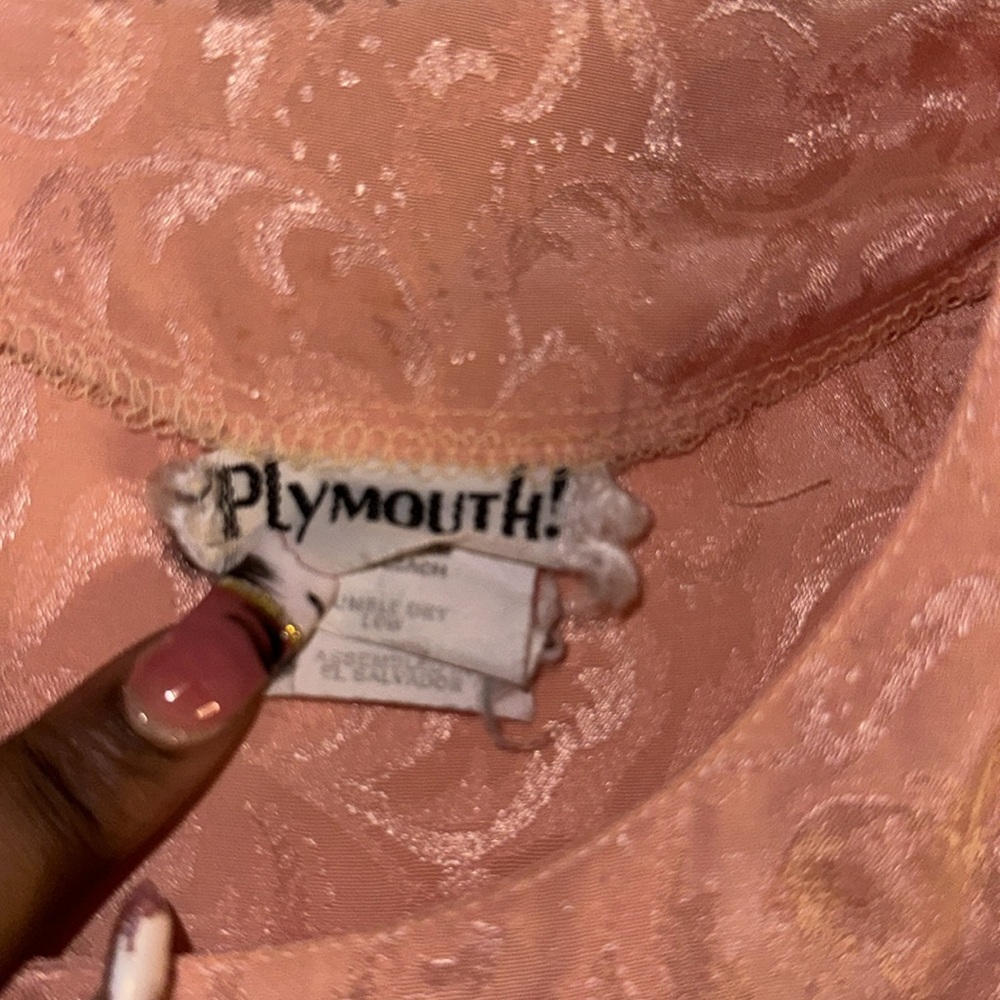 VINTAGE PLYMOUTH BLOUSE - Picture 3 of 4